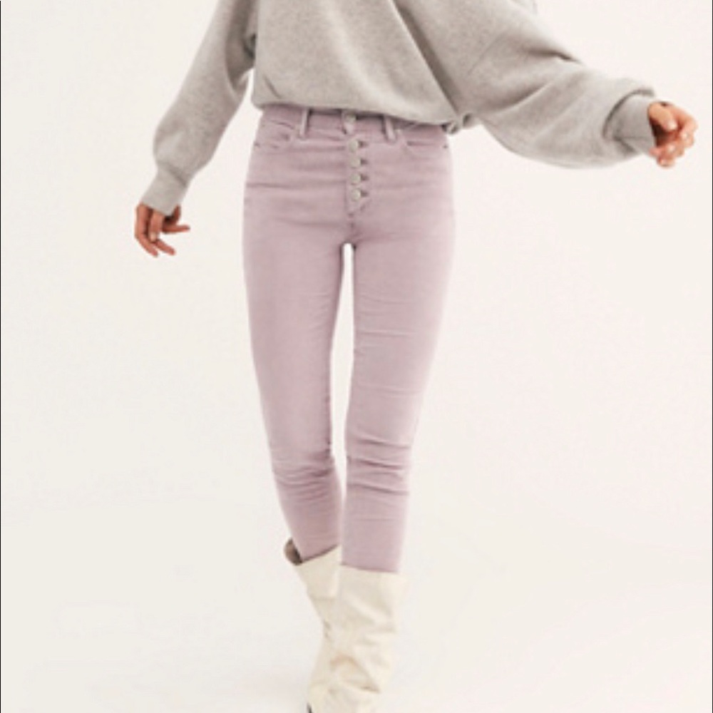 Free people Frosted Lilac cords 26